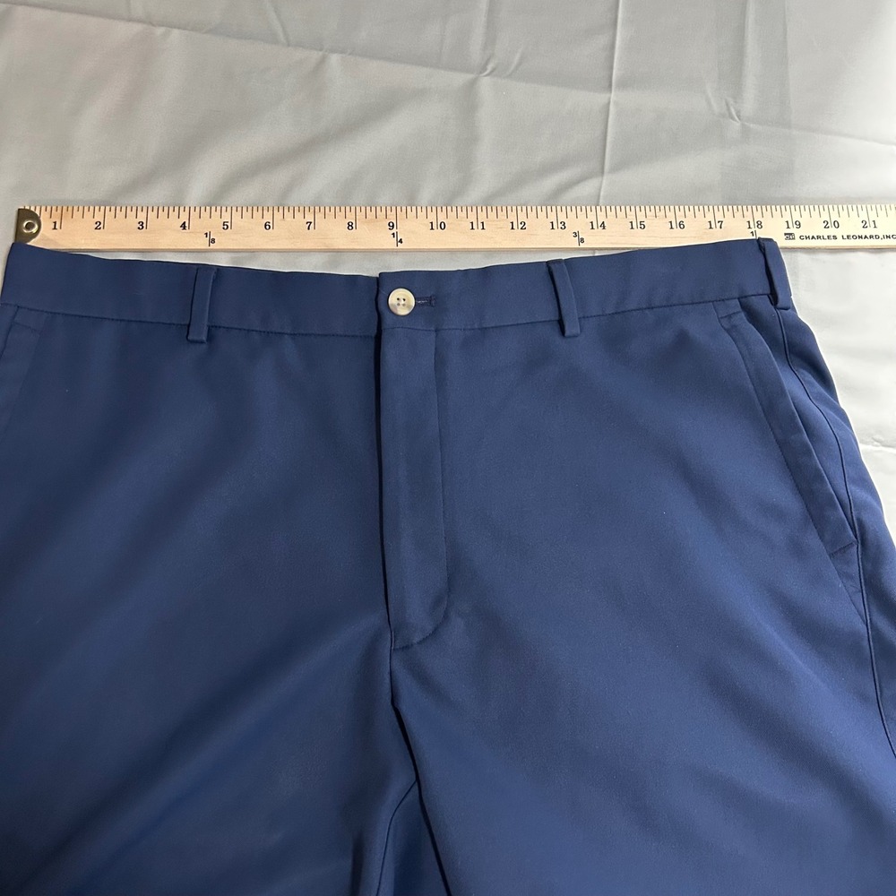 Peter Millar Shorts Golf Performance Mens 36 Navy Blue Preppy Classic - Picture 7 of 10